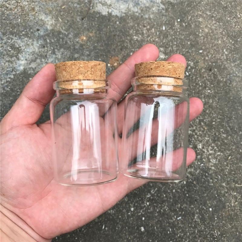 80 ml Glass Spice Jar with Cork Lid - Trendha