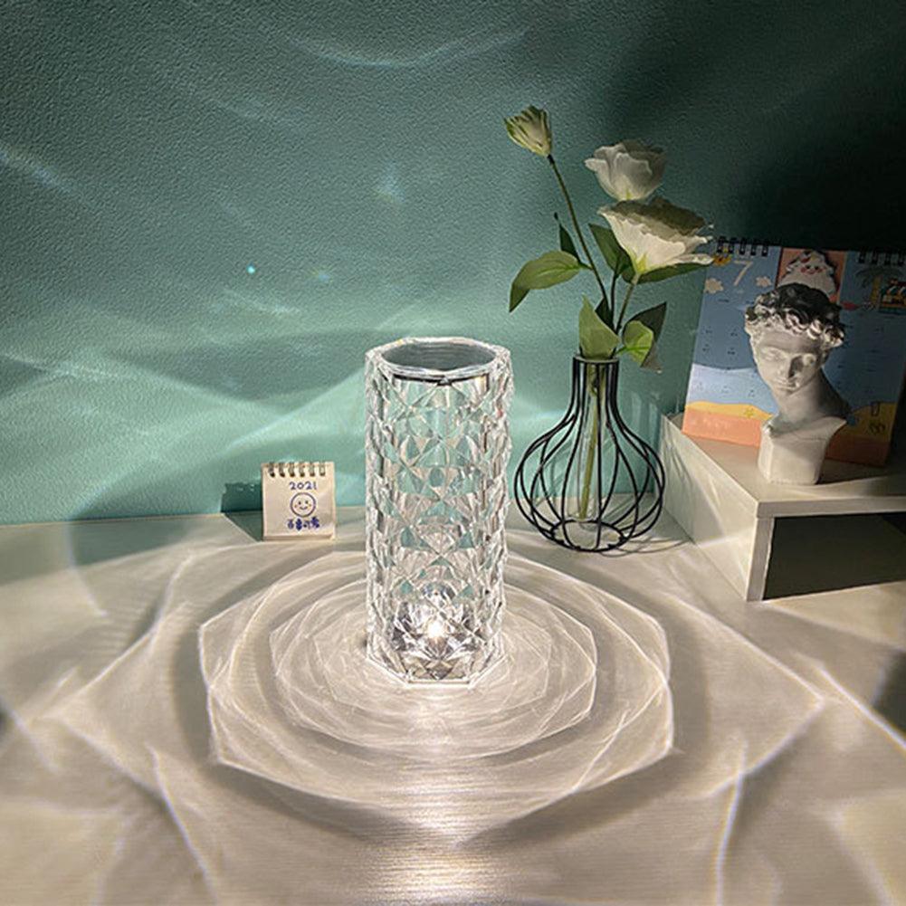 Crystal-Style Acrylic USB Ambient Table Lamp
