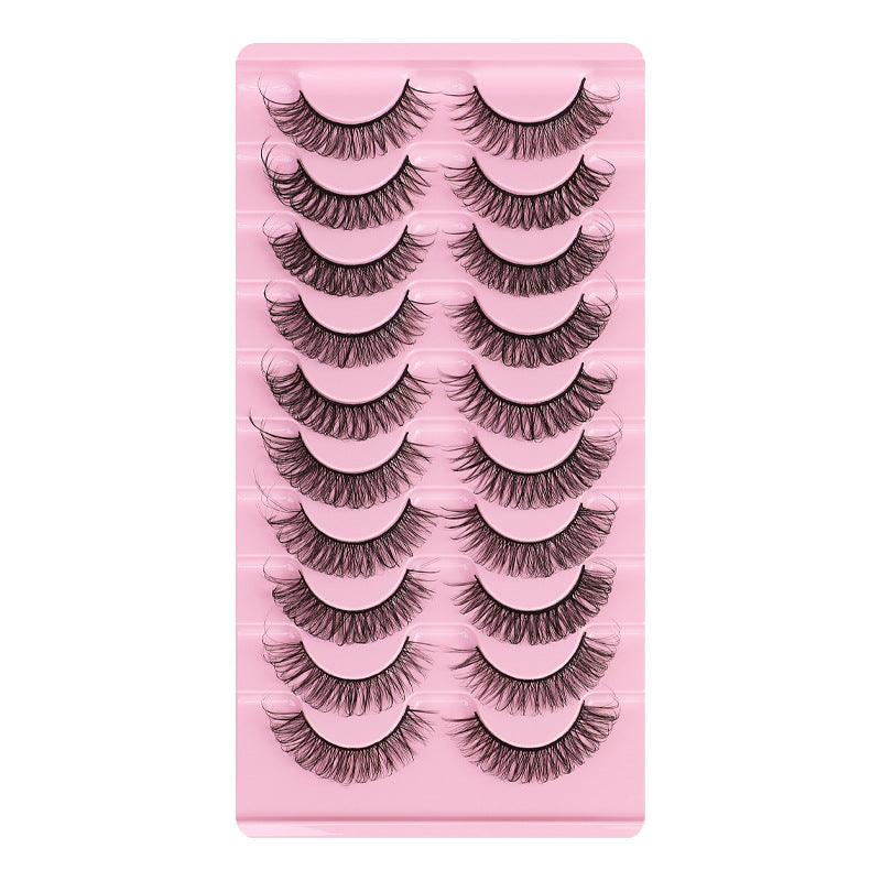 False Eyelashes, DD Curve, Thick, Eyelash, Ten Pairs - Trendha