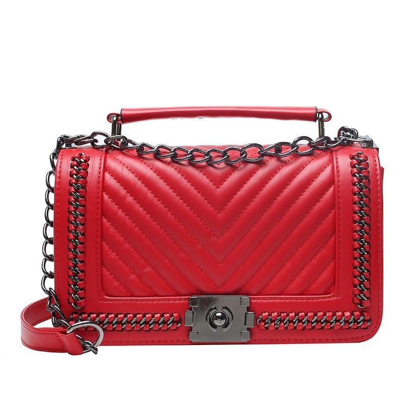 Fashion Chain Shoulder Messenger Bag European And American Style Popular Handbag - Trendha