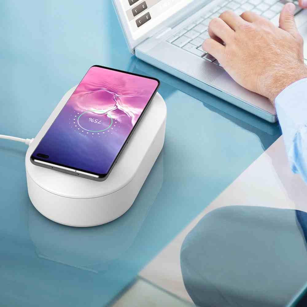 UV Charging Box with Wireless Charger