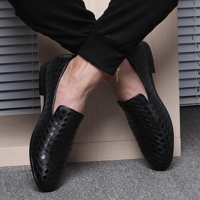Trendy Braided Leather Shoes Taobao Explosion Models - Trendha