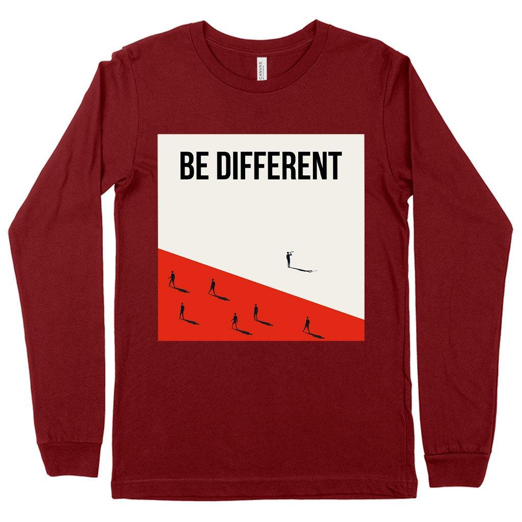 Be Different Long Sleeve T-Shirt - Printed T-Shirts - Trendha