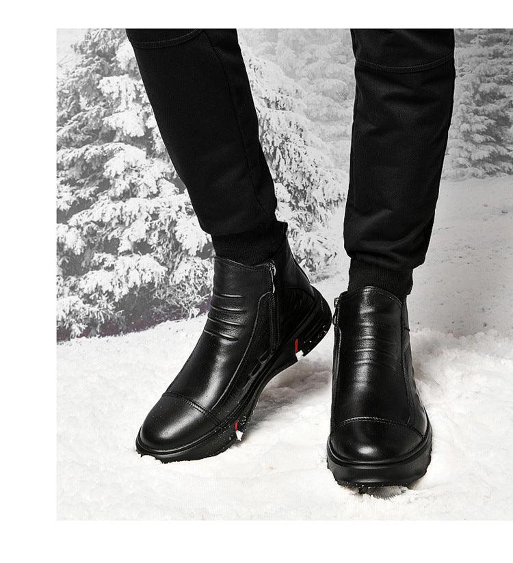 Casual Men's Leather Boots Boots Martin Boots - Trendha