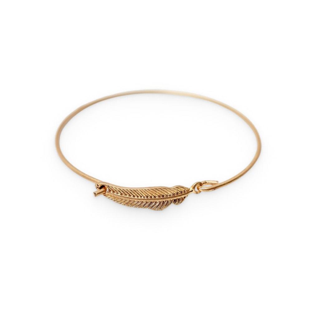 Elegant Leaf Bracelet - Trendha