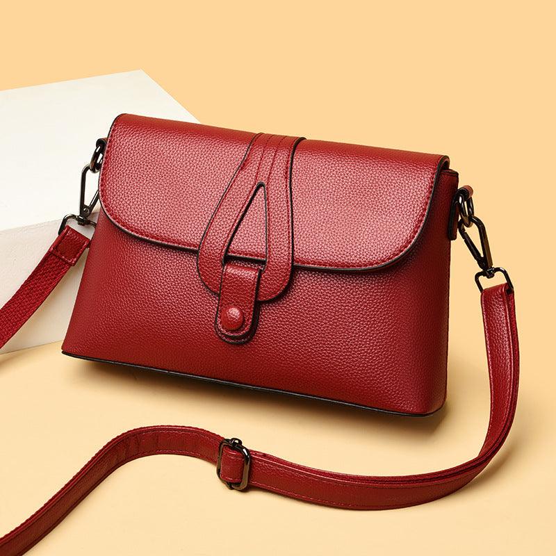 Button Fashion Lady's Diagonal Shoulder Bag - Trendha