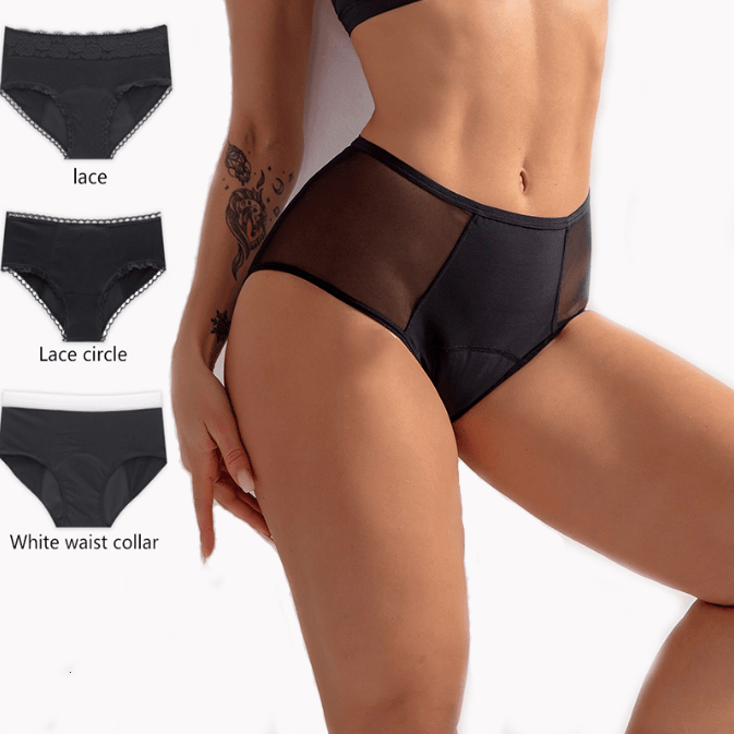 Nylon Briefs with Cotton Gusset