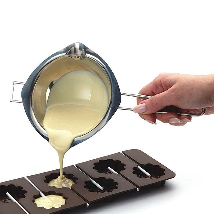 11cm Stainless Steel Chocolate Butter Melting Pot Pan Kitchen Milk Bowl Boiler - Trendha