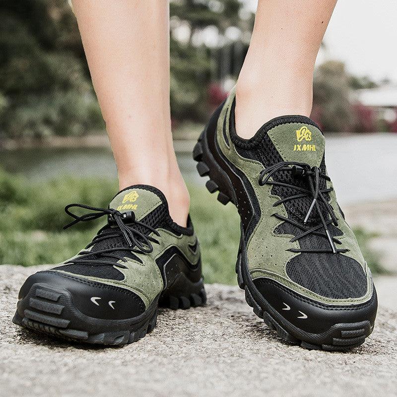 Couple Summer Hiking Outdoor Mesh British Low-top Shoes - Trendha