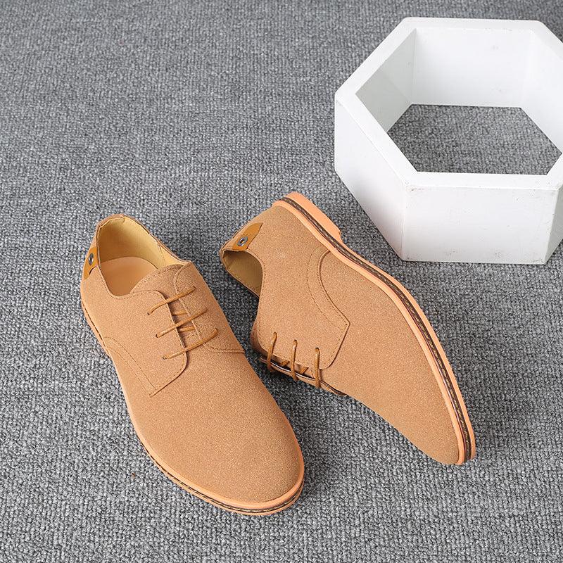 Casual Shoes Microfiber Men's Suede-Look