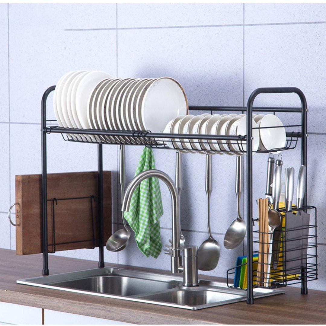 60/70/80/90cm 304 Stainless Steel Single Layer Rack Shelf Storage for Kitchen Dishes Arrangement - Trendha
