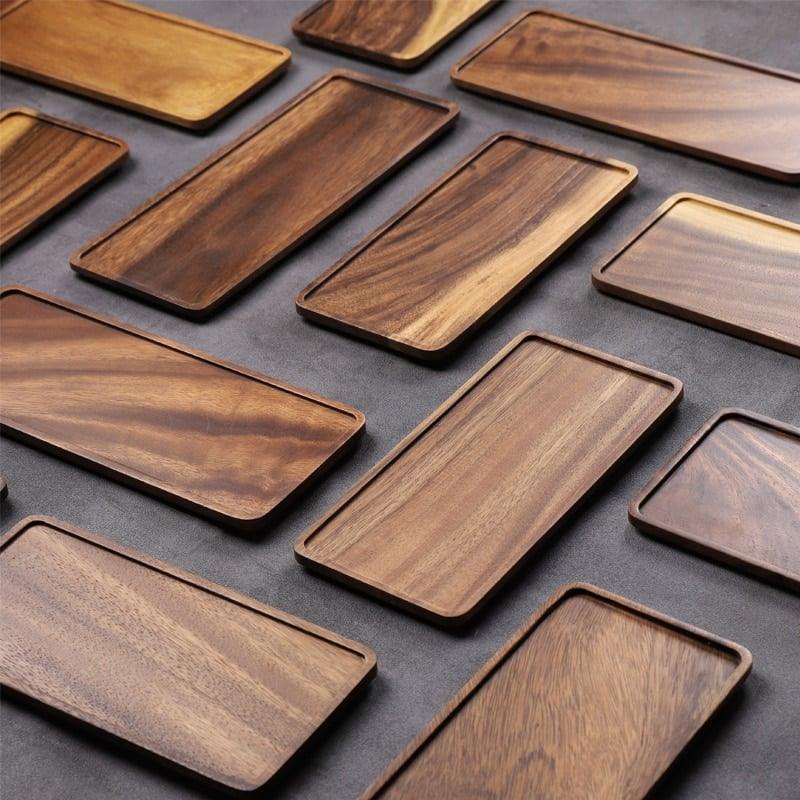 Acacia Wood Serving Tray - Trendha