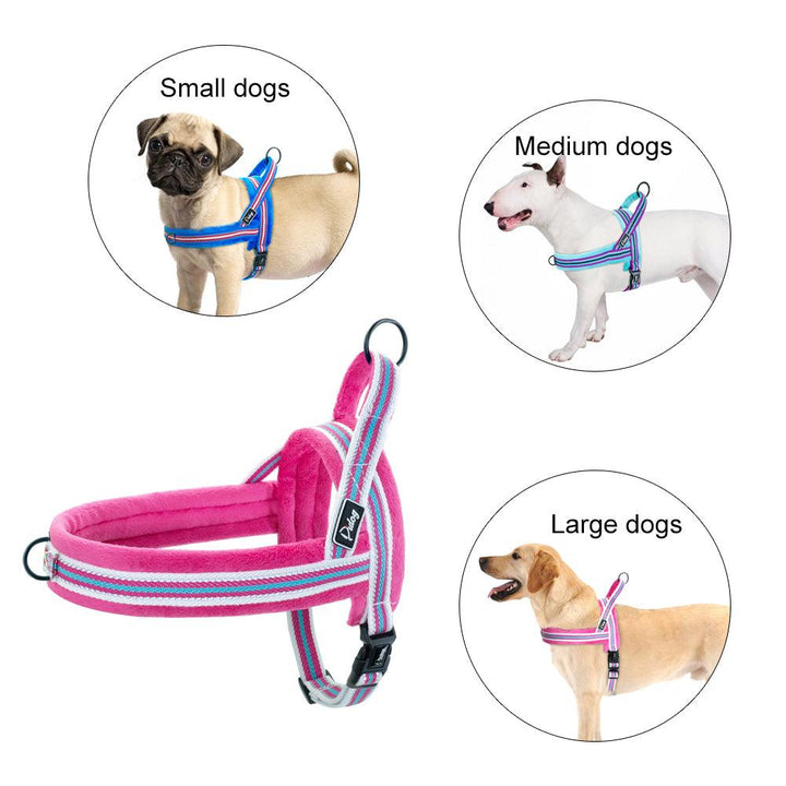 Adjustable Reflective Dog Harness - Trendha