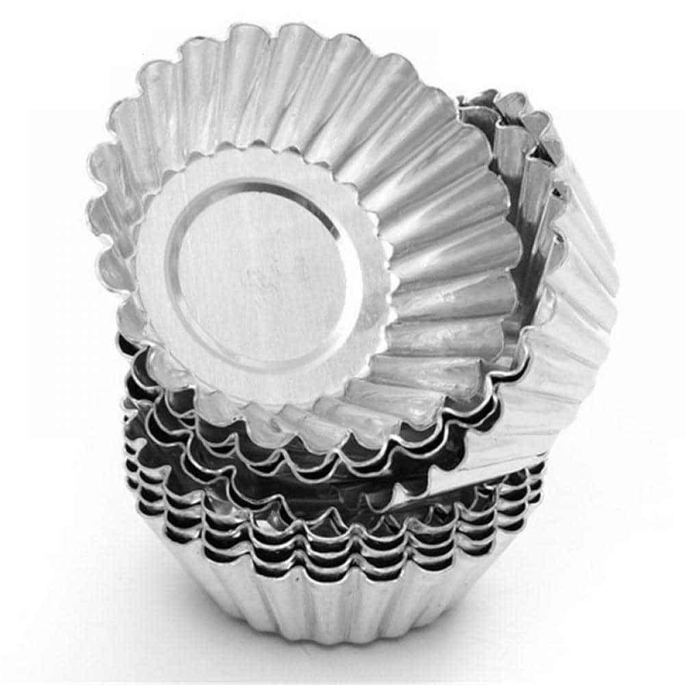 Aluminium Alloy Baking Molds 10 pcs Set - Trendha
