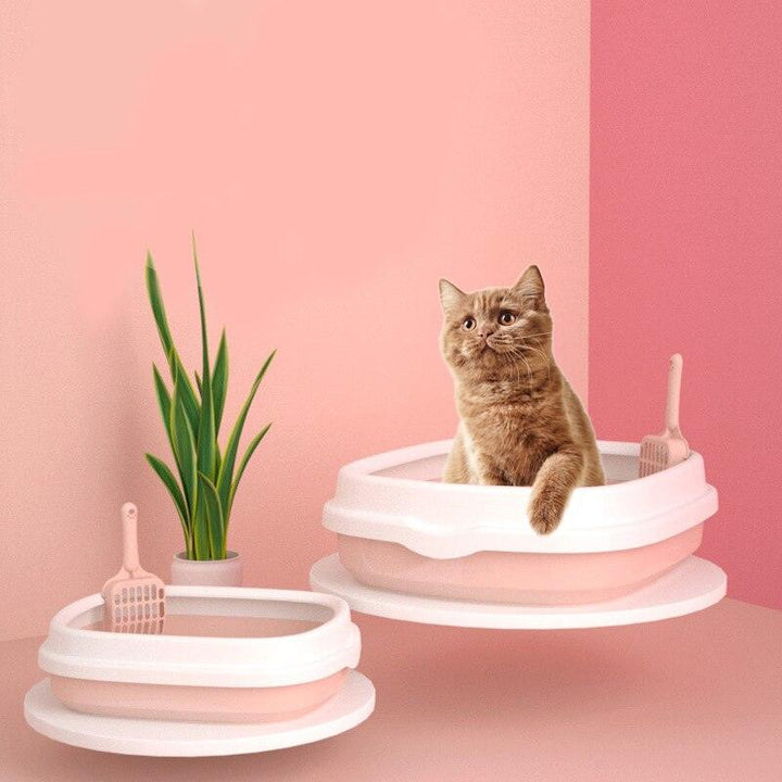 Anti-Splash Toilet with Scoop for Cats - Trendha