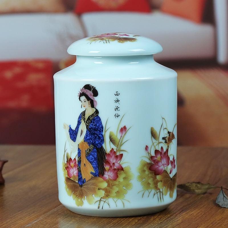Asian Style Handmade Ceramic Tea Jars - Trendha