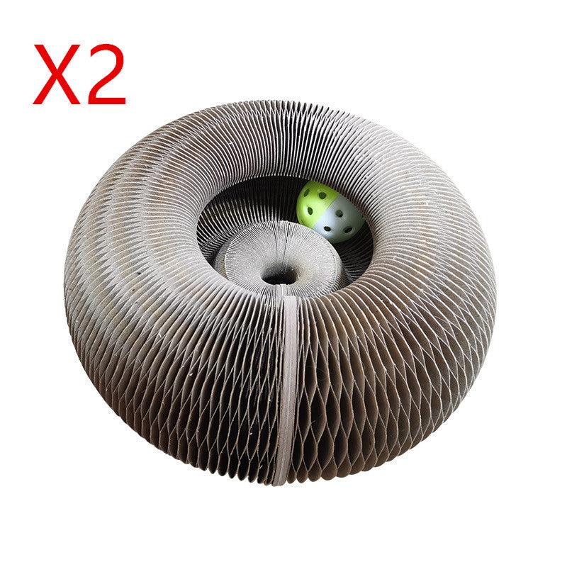 Magic Organ Cat Scratchers 2 In 1 Funny Shaped Cat Scratching Board Foldable Convenient Recyclable Durable Cat Scratcher - Trendha