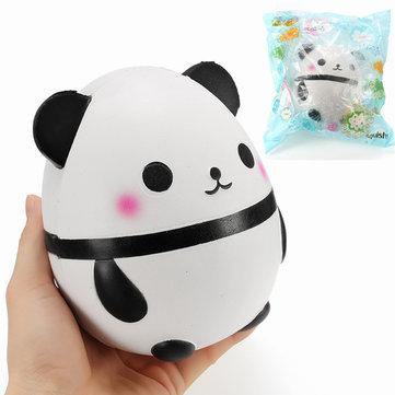 Squishy Panda Doll Egg Jumbo 14cm Slow Rising With Packaging Collection Gift Decor Soft Squeeze Toy - Trendha