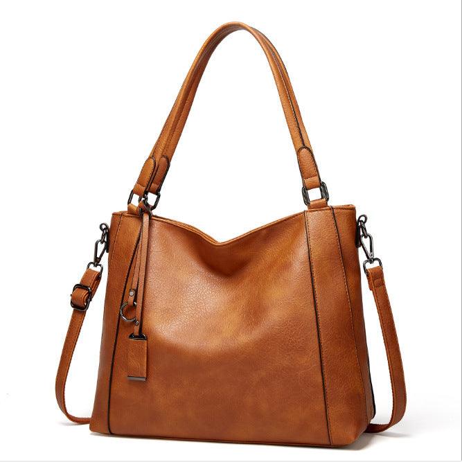 Women's Soft PU Tote and Shoulder Bag