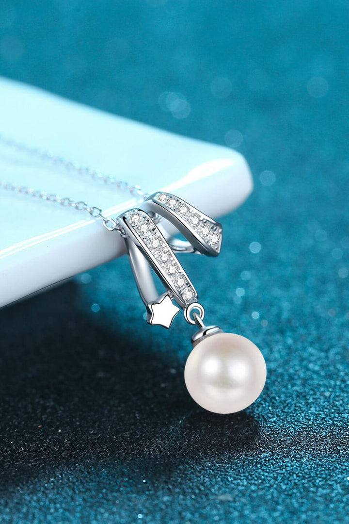 Give You A Chance Pearl Pendant Chain Necklace - Trendha