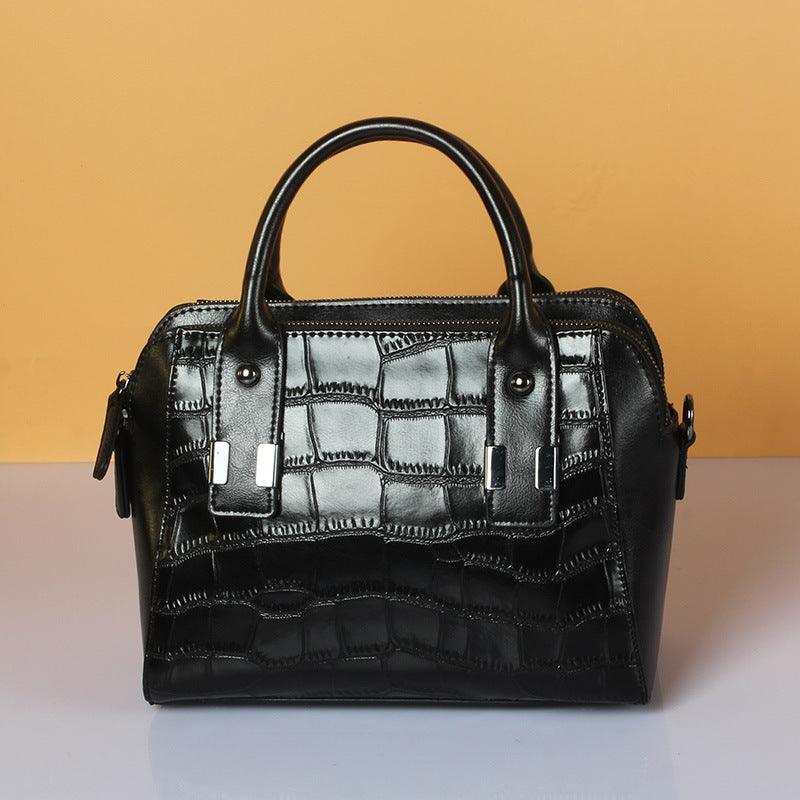 Cowhide Single Shoulder Diagonal Women's Bag - Trendha