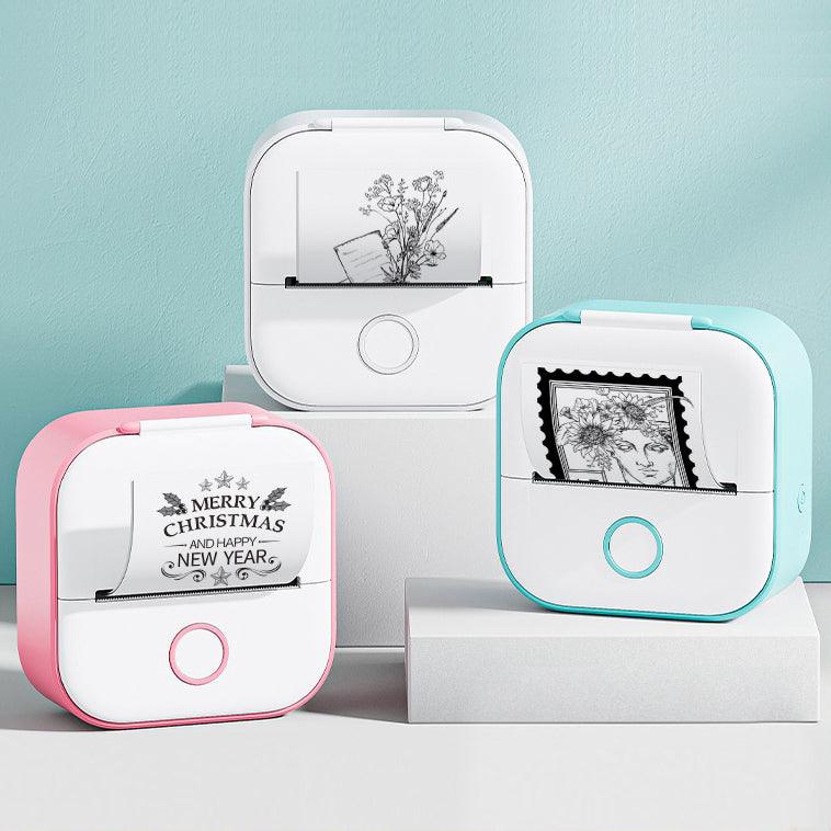 Small Mini Thermal Label Printer Home Photo Printer Student Wrong Question Printer Bluetooth Mini Label Printer Price Tag - Trendha