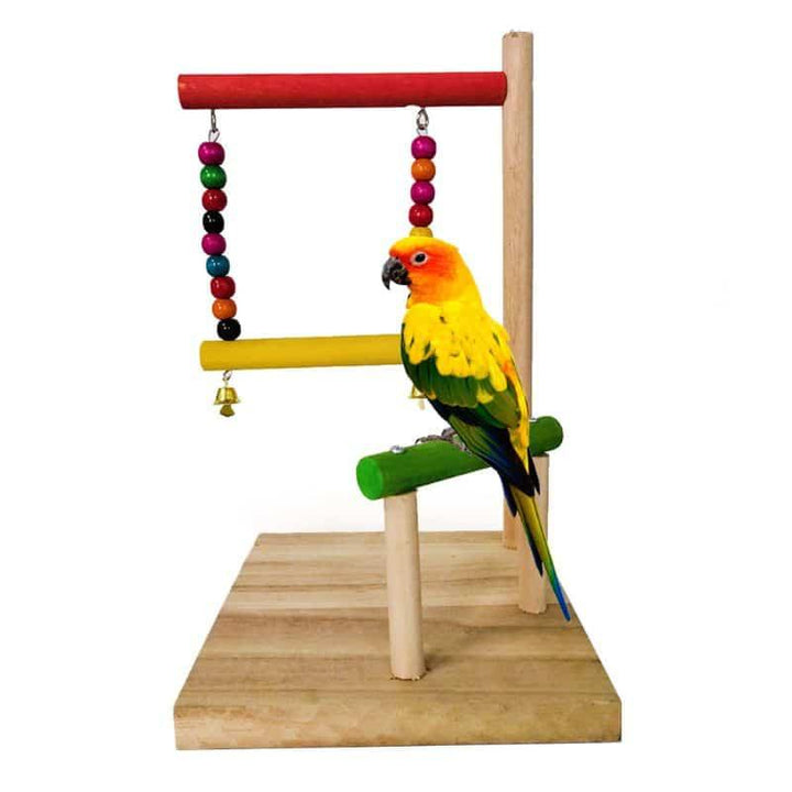 Bird's Multifunction Wooden Perch - Trendha