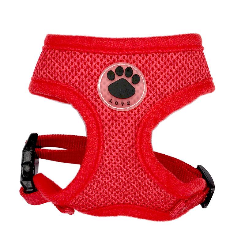 Breathable Paw Print Harness