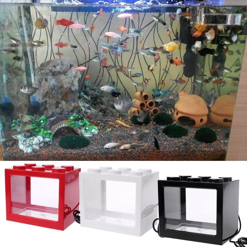 Building Block Design Mini Aquarium - Trendha