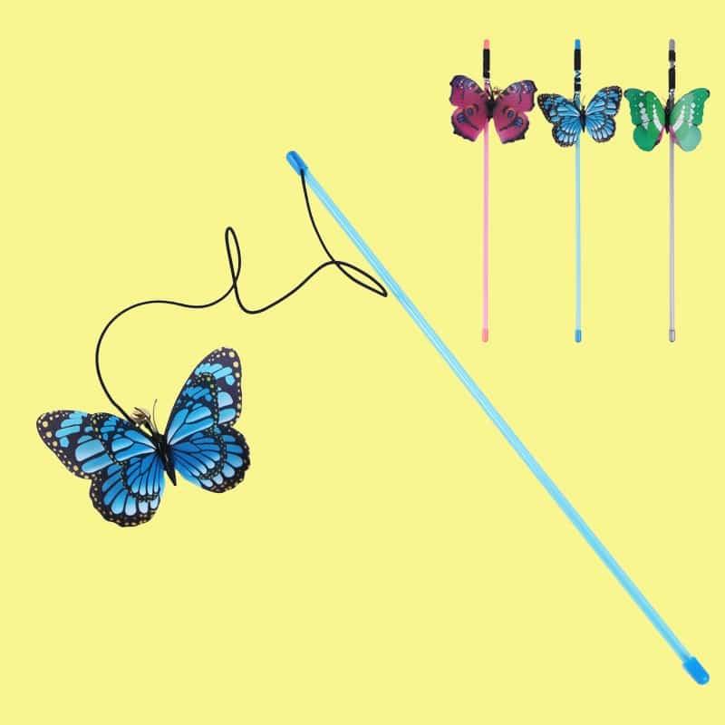 Butterfly Cat Playing Stick - Trendha