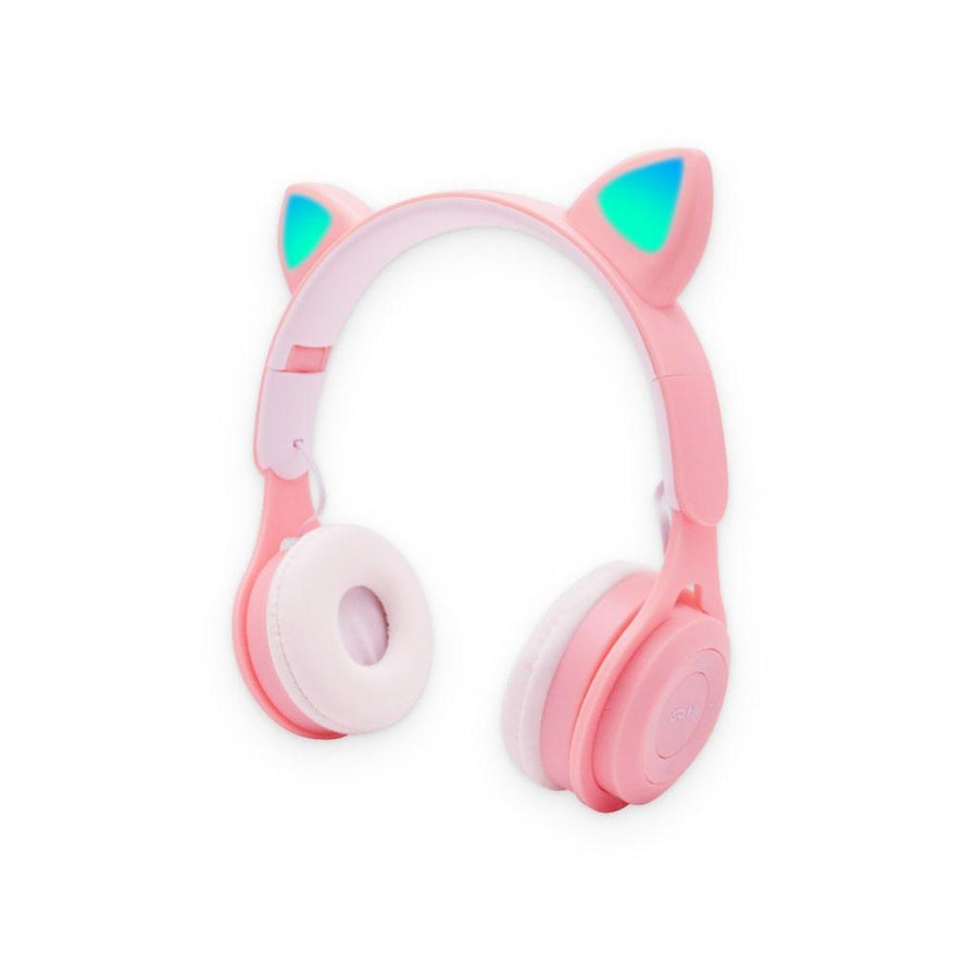 Pink Headphones With Cat Ears - Trendha