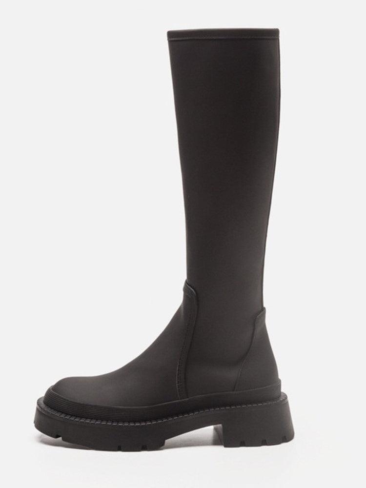 New Winter Plus Velvet Slimming Knight Boots