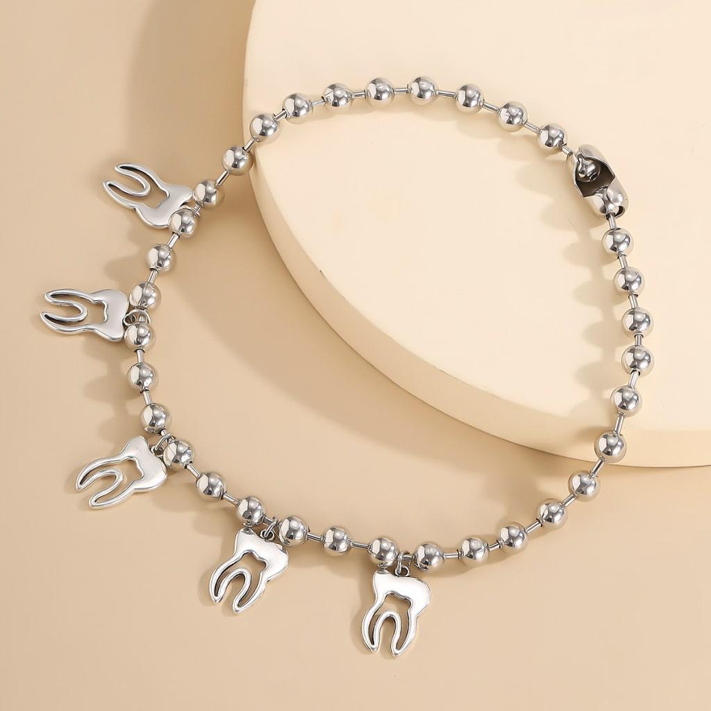 Tooth Choker Necklace - Trendha
