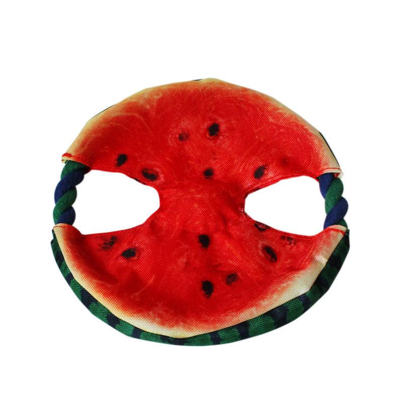 Canvas Watermelon Dog Frisbee Toy - Trendha