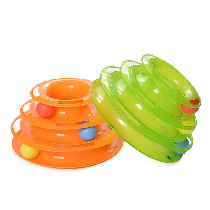 Cat Ball Track Tower Toy - Trendha