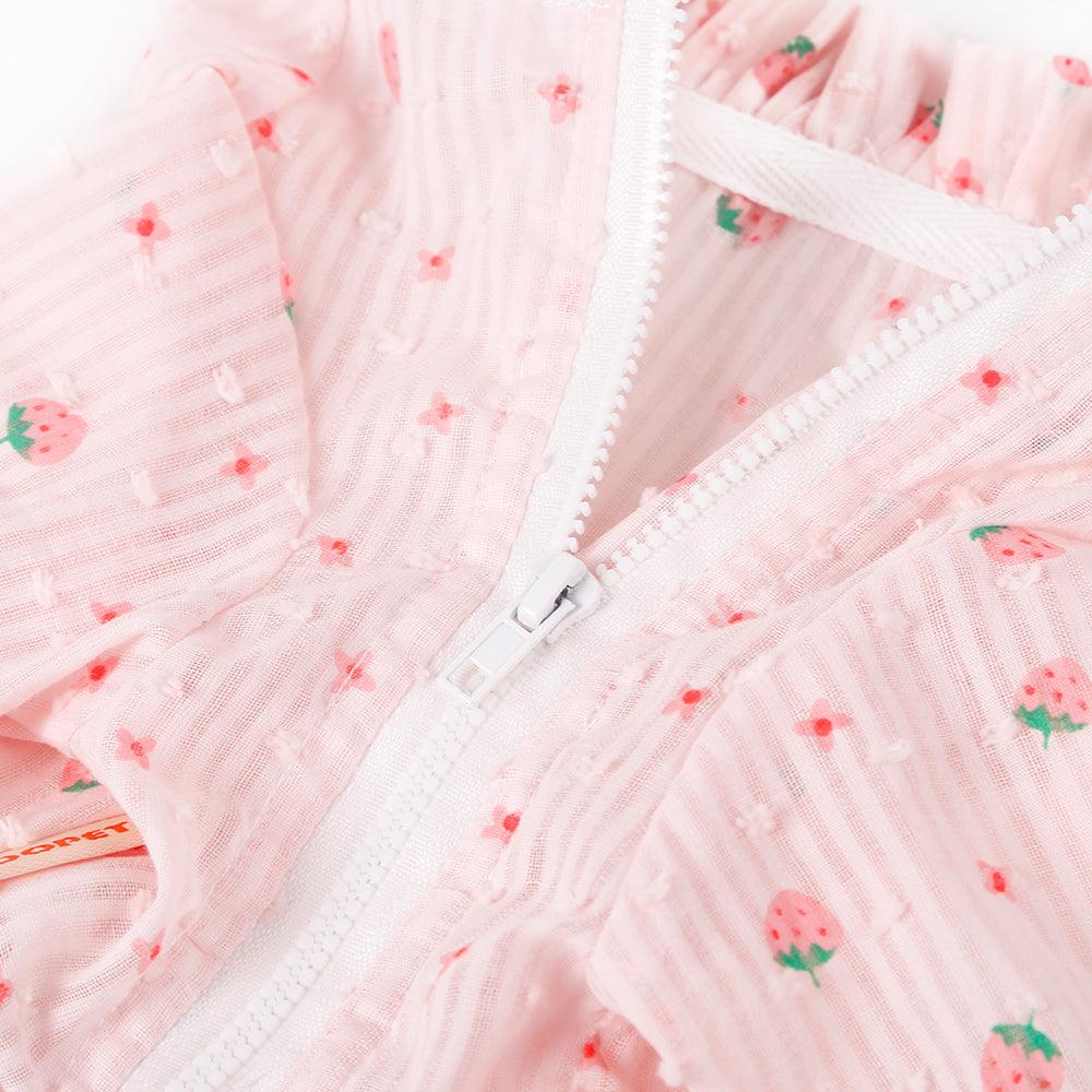 Cat Pink Strawberry Sunscreen Clothes - Trendha