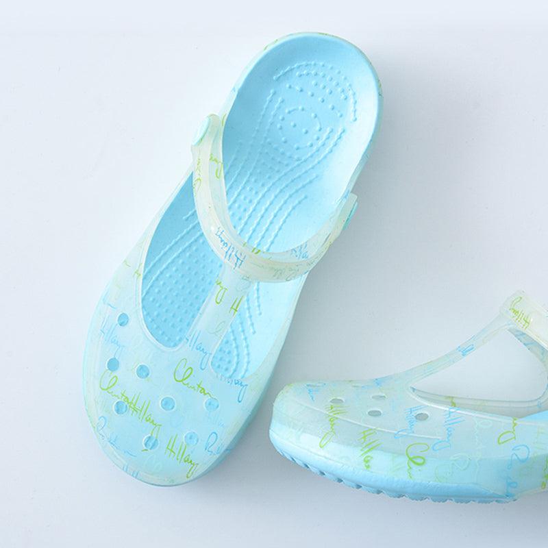 Women's Non-slip Thick-soled Beach Shoes Jelly Shoes - Trendha