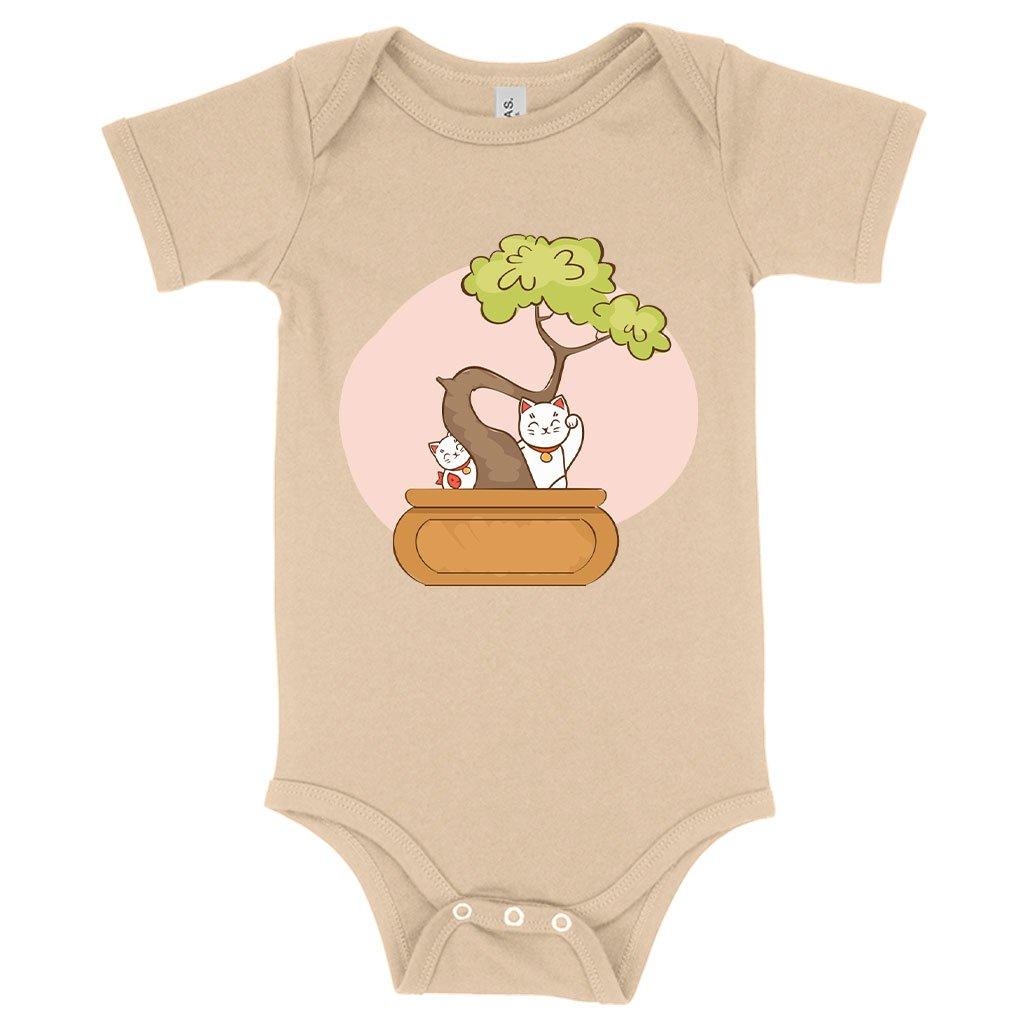 Baby Jersey Bonsai Onesie - Cat Onesies - Trendha