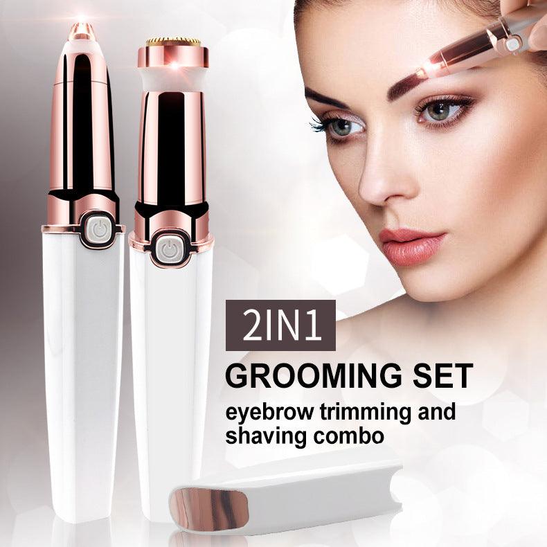 Ladies Shaver 2 In 1 Lipstick Epilator Face - Trendha