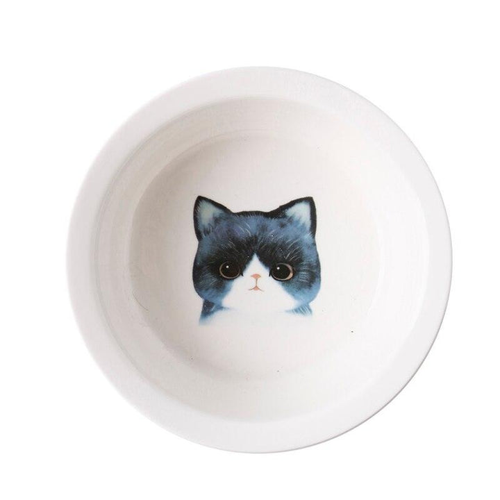 Ceramic Pet Bowl with Tilted Base - Trendha