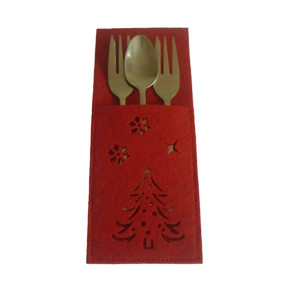 Christmas Cloth Cutlery Bags Set - Trendha