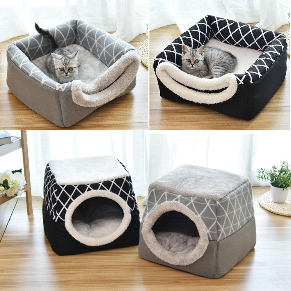 Collapsible Cat House and Bed - Trendha