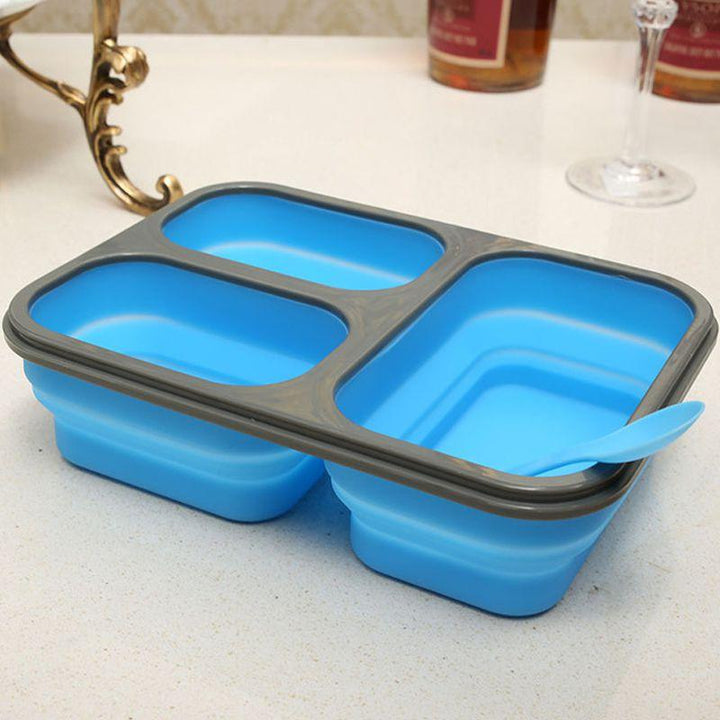 Colorful Collapsible Silicone Lunch Box - Trendha