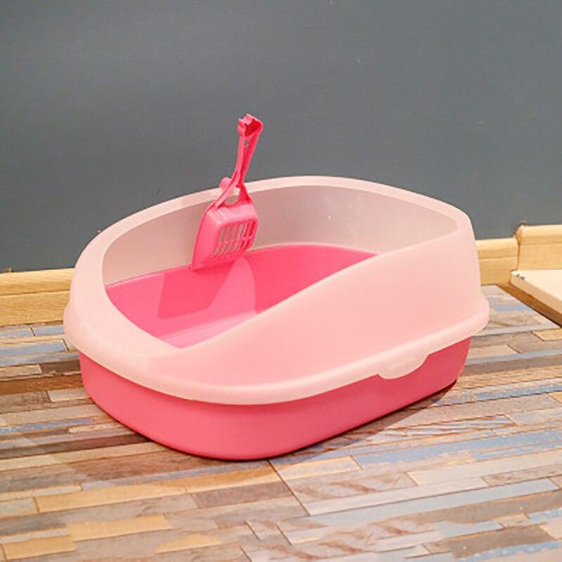 Colorful Semi-Enclosed Cat Toilet - Trendha
