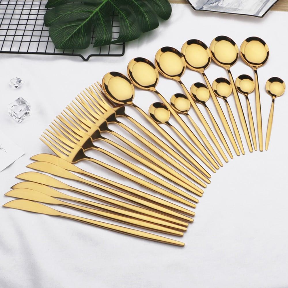 Colorful Stainless Steel Dinnerware Set - Trendha