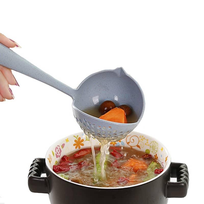Creative Colorful Wheat Straw Soup Spoon - Trendha