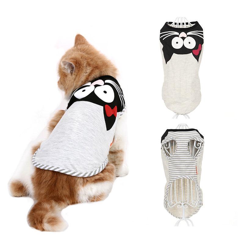 Cute Cartoon Vest for Cats - Trendha