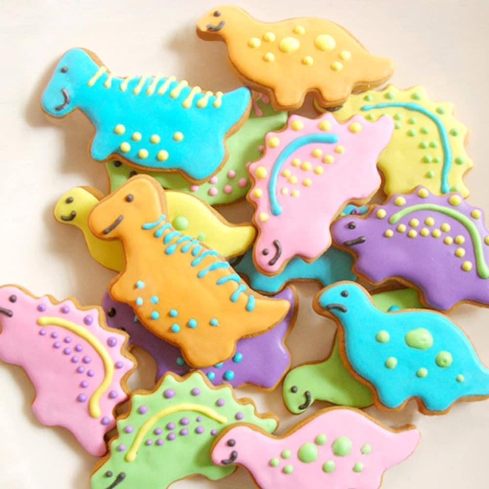 Cute Dinosaur Shaped Eco-Friendly Stainless Steel Cookie Cutters Set - Trendha