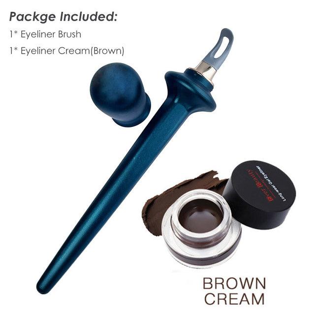 No-Skip Eyeliner Reusable Silicone Eyeliner Guide Tools Eyeliner Gel Pencil Set - Trendha