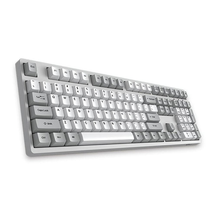 AKKO 3108 V2 Silent 108 Keys Wired Mechanical Keyboard Morandi Grey AKKO Switch PBT Keycap Gaming Keyboard - Trendha